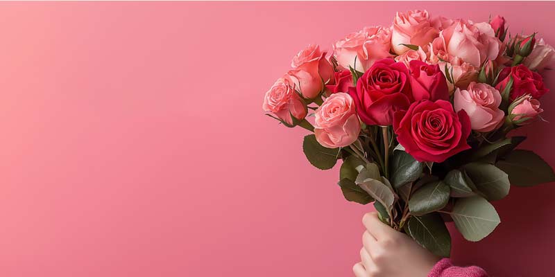 Blumenstrauß als Zeichen der Wertschätzung – Karriere in der Zahnarztpraxis Dr. Elisabeth Ernst
