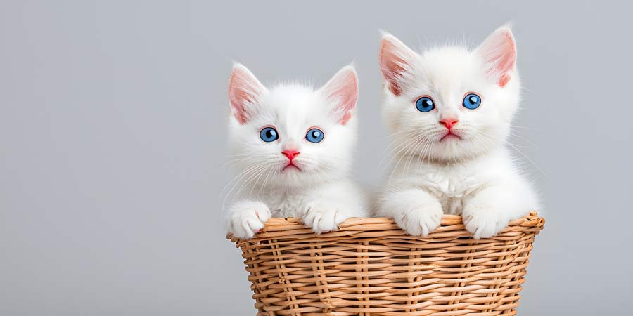 CEREC – passgenauer Zahnersatz in nur einer Sitzung Katzen im Korb – Metapher für Komfort, Harmonie und maßgefertigte Zahnversorgung